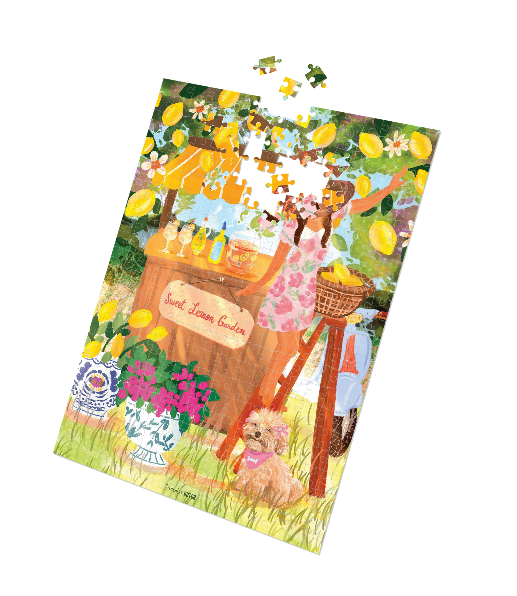 Diesel & Dutch Sweet Lemons 1000pc Wall Jigsaw Puzzle PUZ057 - Land to Coast