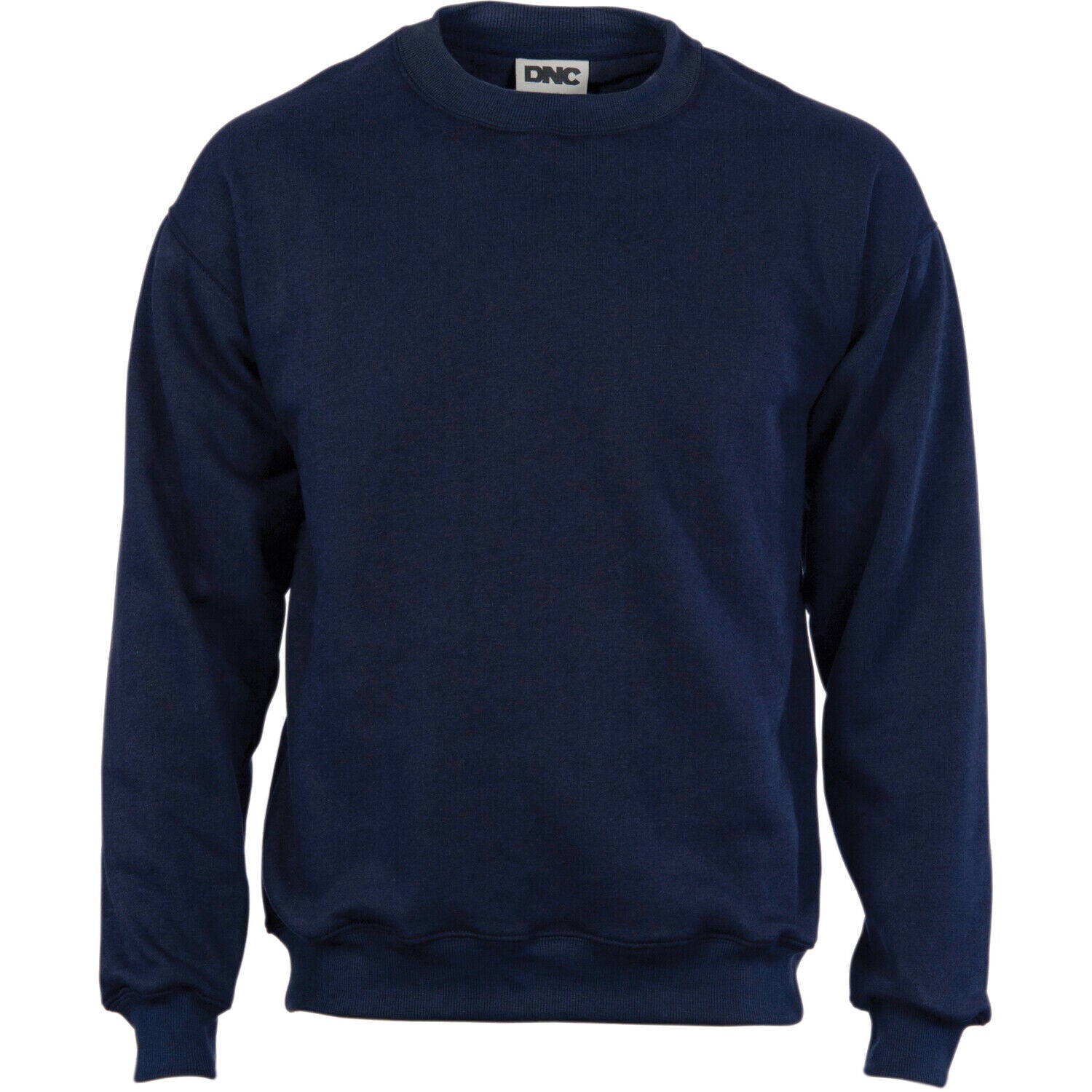 DNC Workwear Mens Crew Neck Fleecy Sweatshirt Sloppy Joe Winter Comfy Work 5302 - Land to Coast