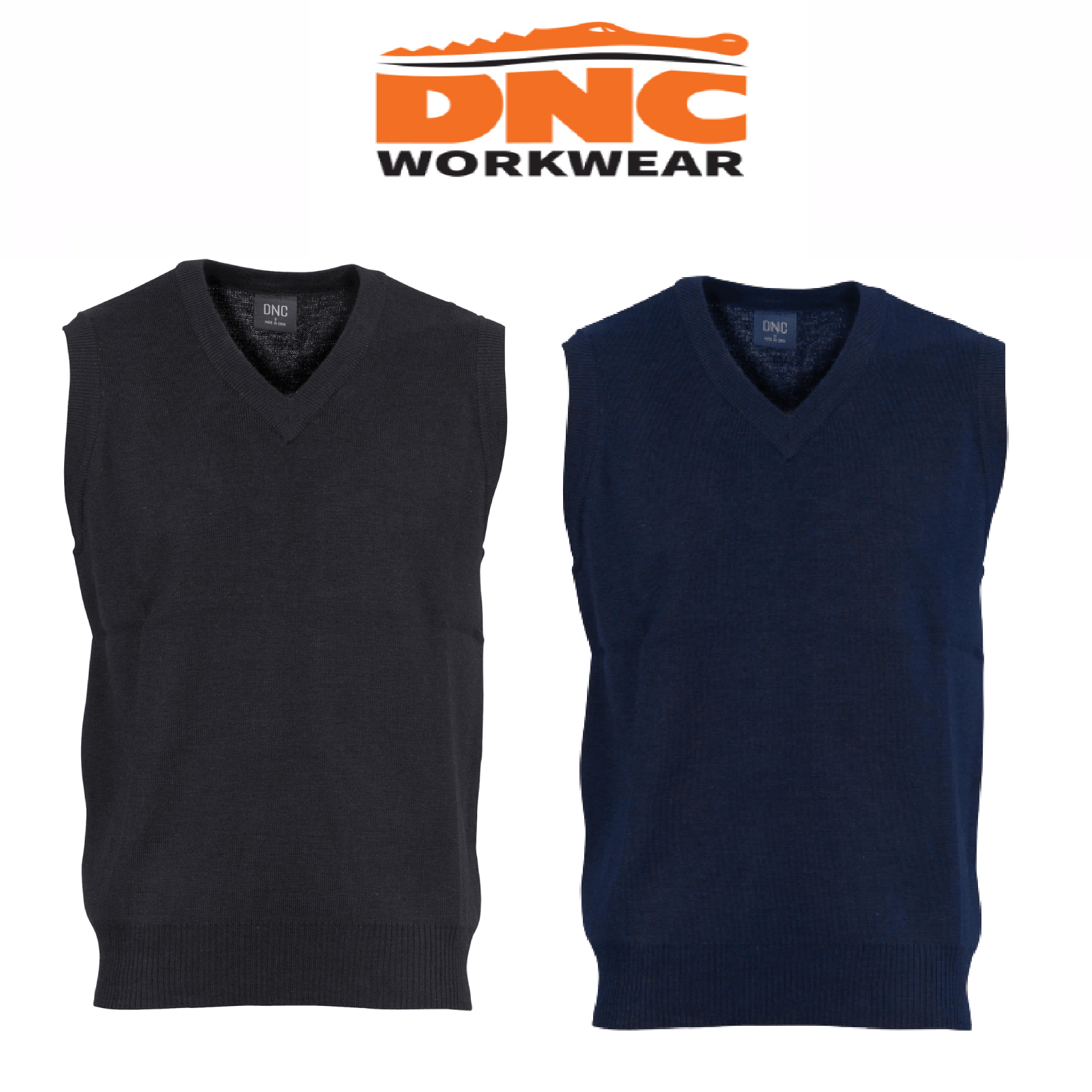 DNC Workwear Mens Pullover Vest Wool Blend Cool Guard Winter Comfort Work 4311 - Land to Coast