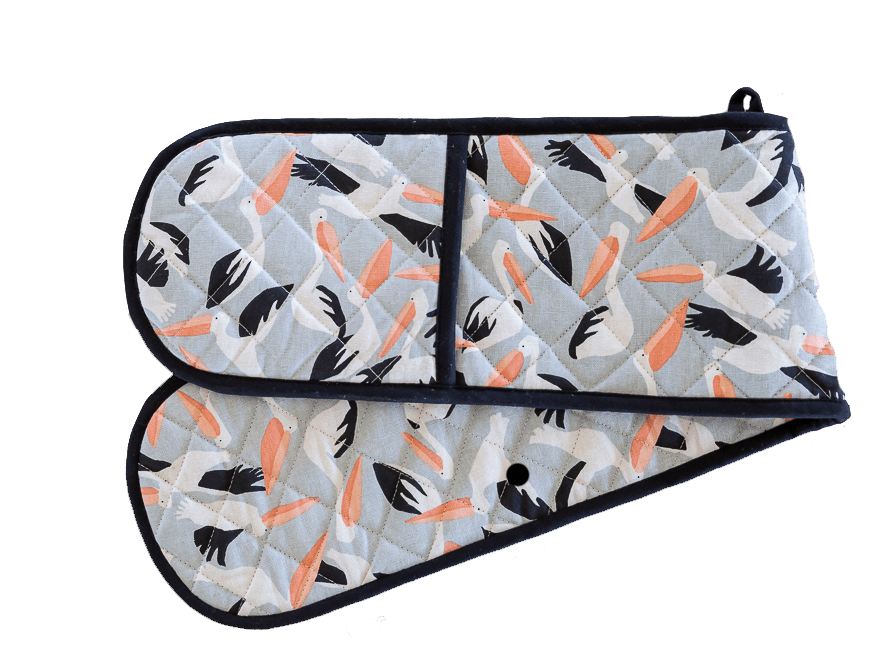 Double Oven Glove - Pelicans - Land to Coast