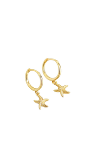 Sea Soul Home Starfish Sterling Silver 925 Charm Earring