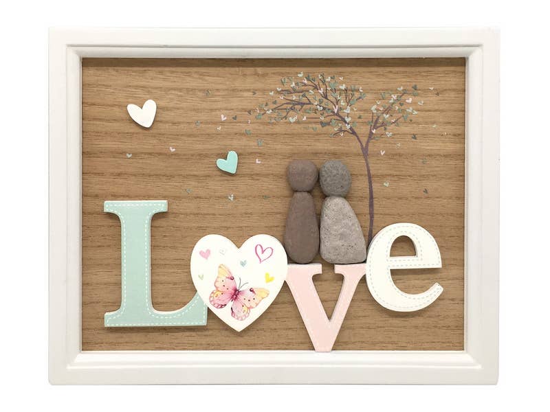 25x20cm Frame With Love Rock Lovers