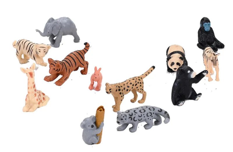 Eco Zip Tube Animal Babies Figurines - Land to Coast