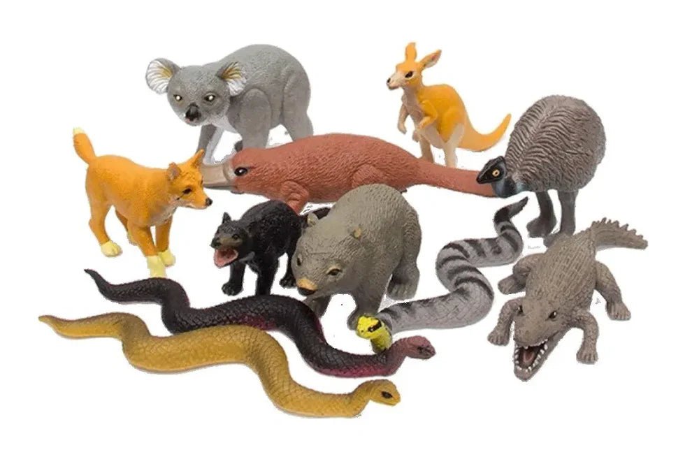 Eco Zip Tube Australia Figurines - Land to Coast