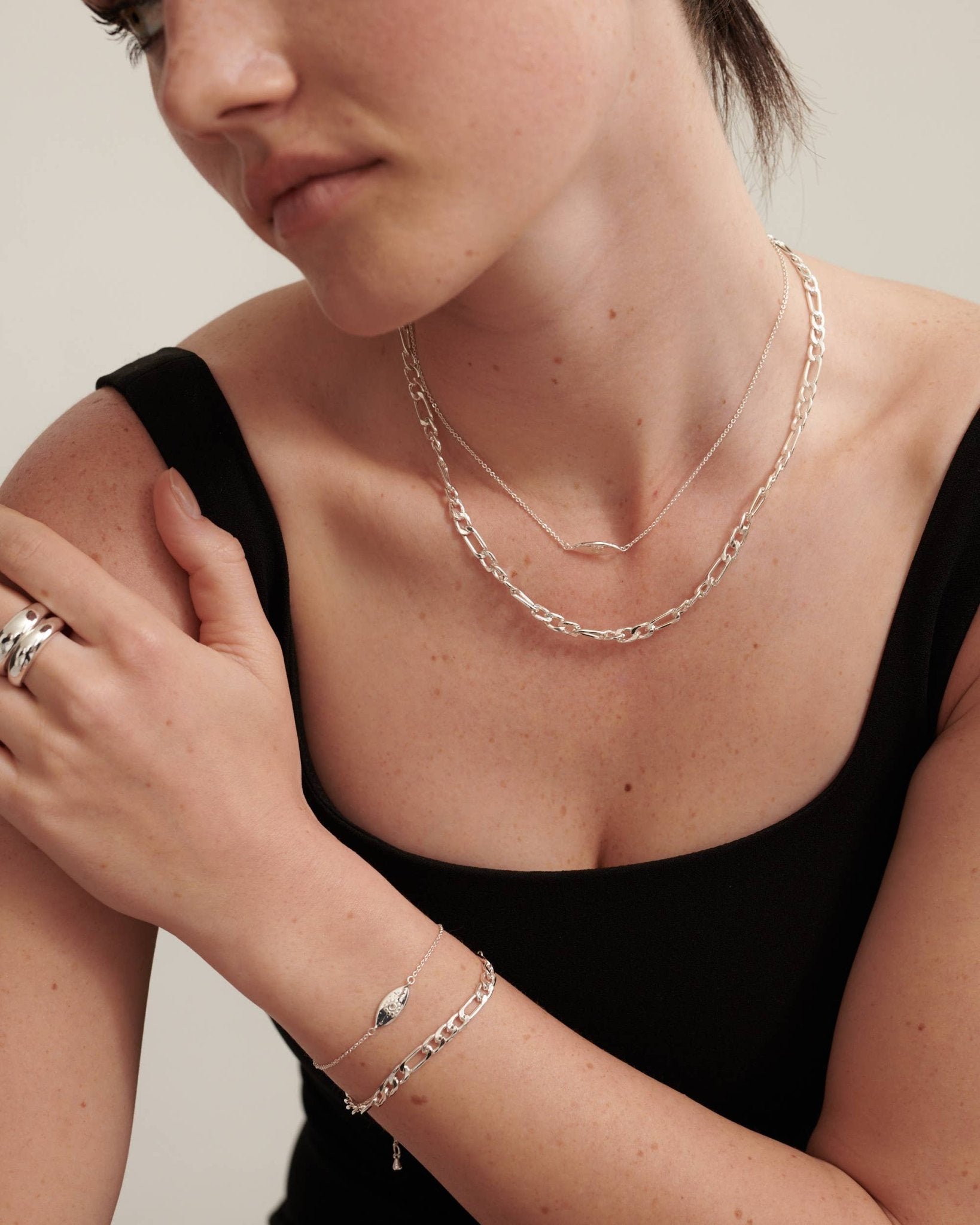 Evil Eye Sterling Silver Plated Bracelet - Land to Coast