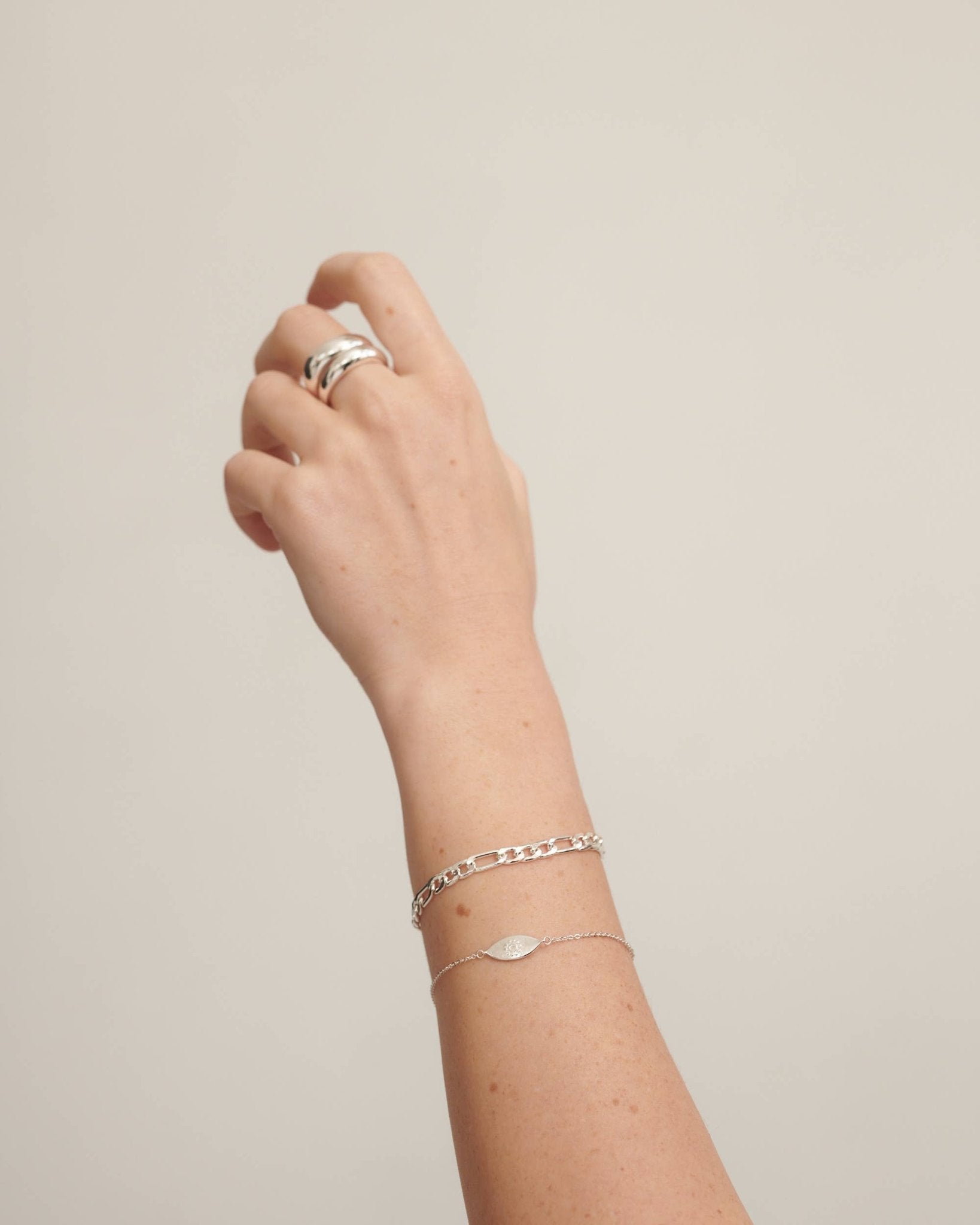 Evil Eye Sterling Silver Plated Bracelet - Land to Coast