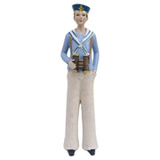 Decorative Figurine Sailor Charles Beach Coastal Gift 26cm tall hand painted