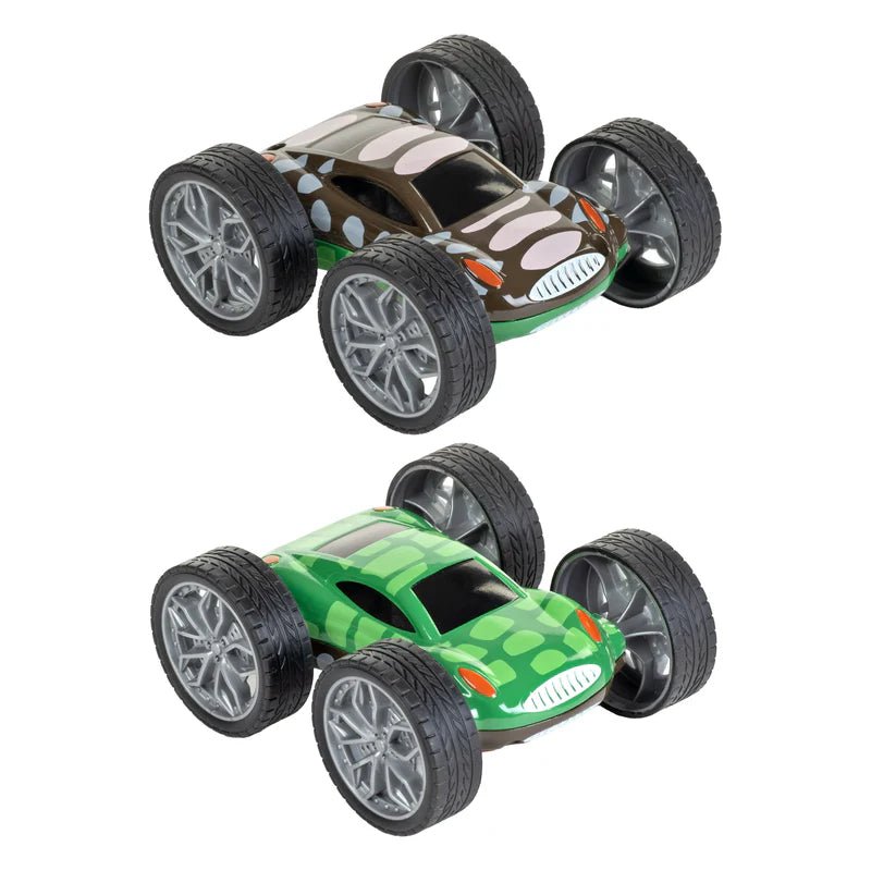 Flip Cars Rattlesnake/Crocodile Action Toy - 3.5" - Land to Coast