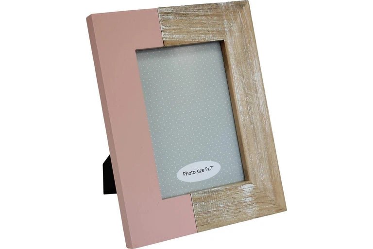 Frame Modern Dusty Rose Side 5x7 - Land to Coast