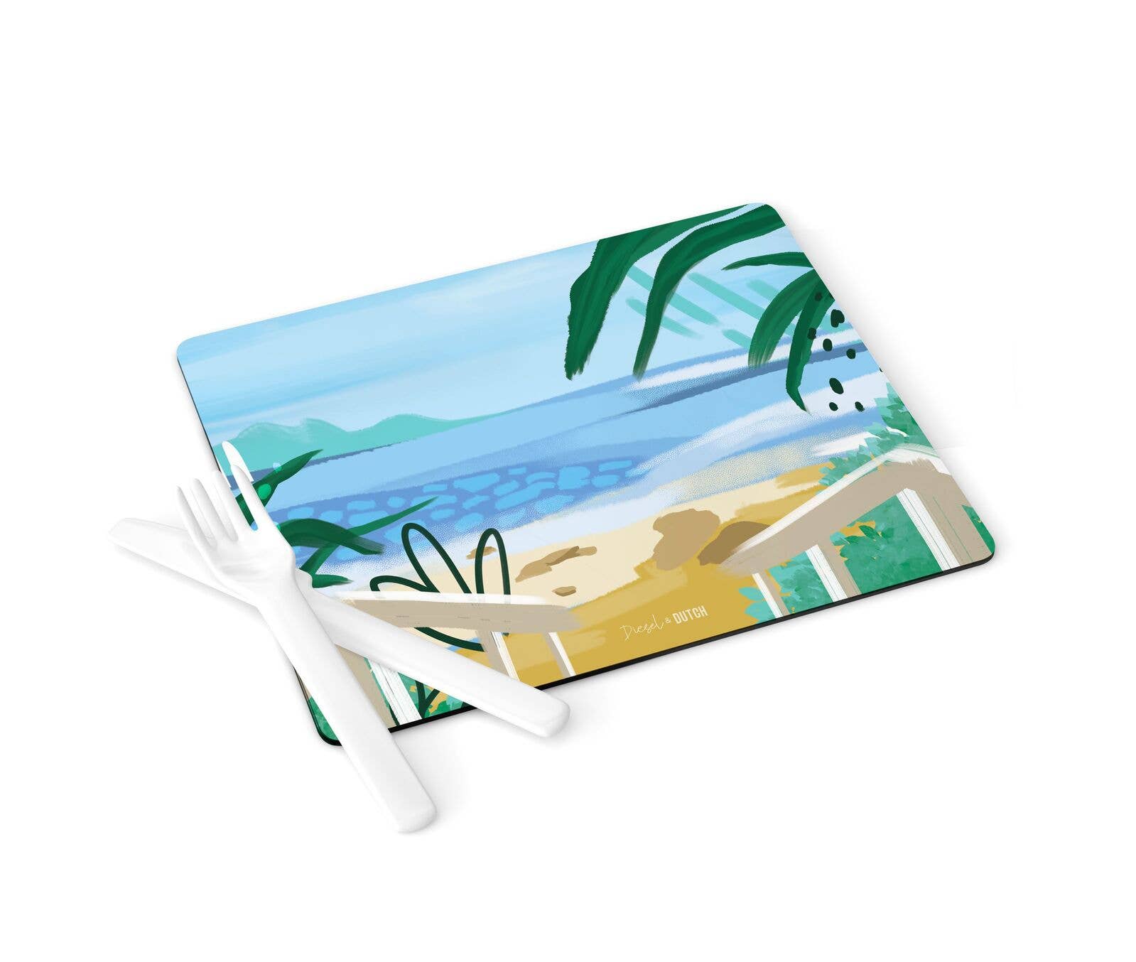 Hamptons Coastal 4pc Placemat Set [4] - Land to Coast
