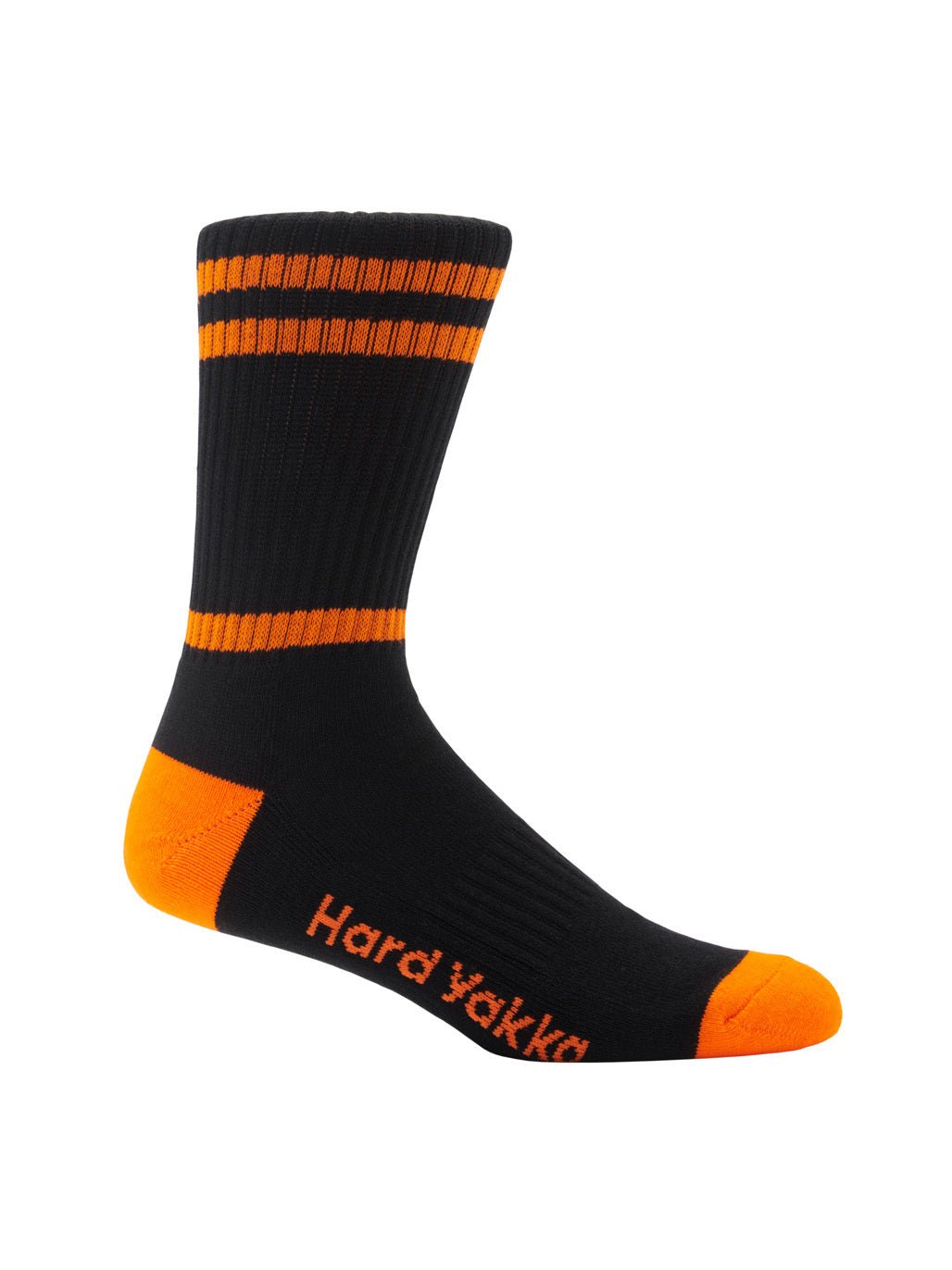Hard Yakka 3056 Sock & Beanie Bundle 2 Pack Black Waffle Knit Beanie Crew Socks Y20110 - Land to Coast