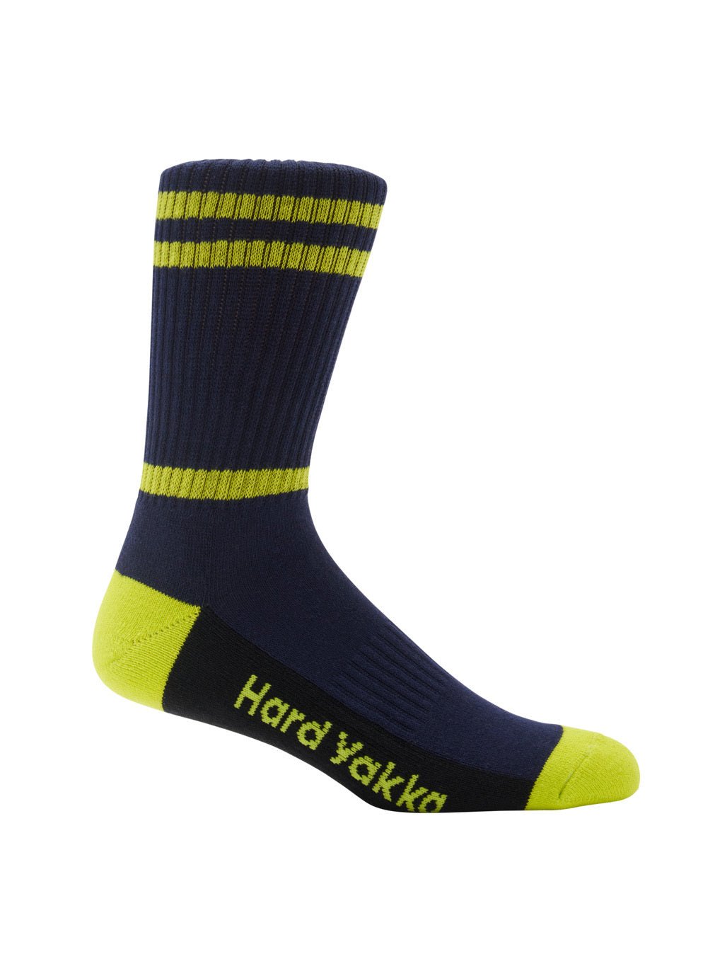 Hard Yakka 3056 Sock & Beanie Bundle 2 Pack Yellow Waffle Knit Beanie Crew Socks Y20110 - Land to Coast