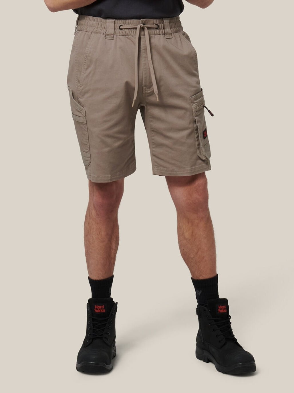 Hard Yakka 3056 ToughMaxx Work Mid Length Shorts Khaki Y05165 - Land to Coast