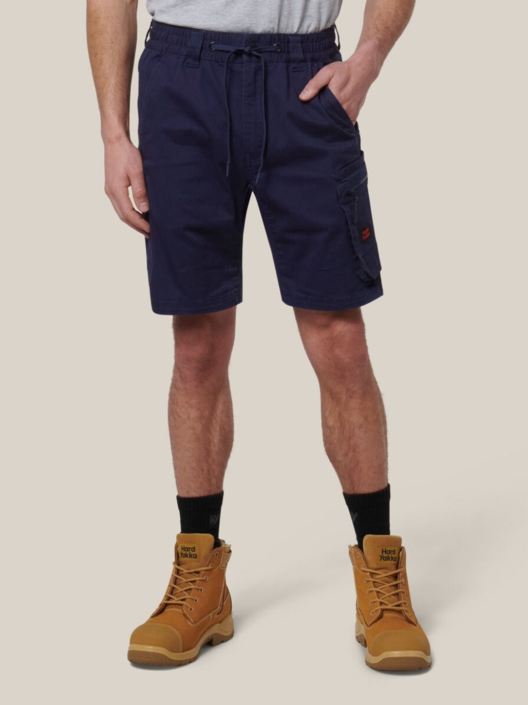 Hard Yakka 3056 ToughMaxx Work Mid Length Shorts Navy Y05165 - Land to Coast