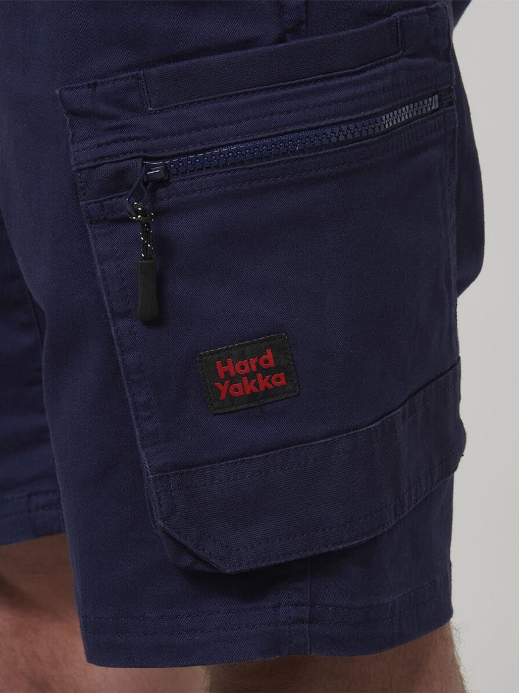 Hard Yakka 3056 ToughMaxx Work Mid Length Shorts Navy Y05165 - Land to Coast