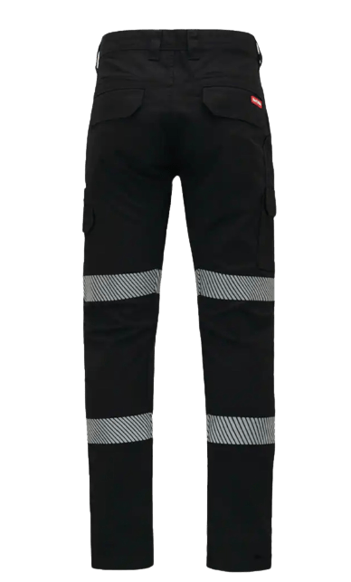 Hard Yakka Canvas Cargo Pants Tough Double Layer Knees Reflective Stretch Y02855 - Land to Coast