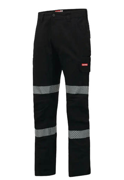 Hard Yakka Canvas Cargo Pants Tough Double Layer Knees Reflective Stretch Y02855 - Land to Coast