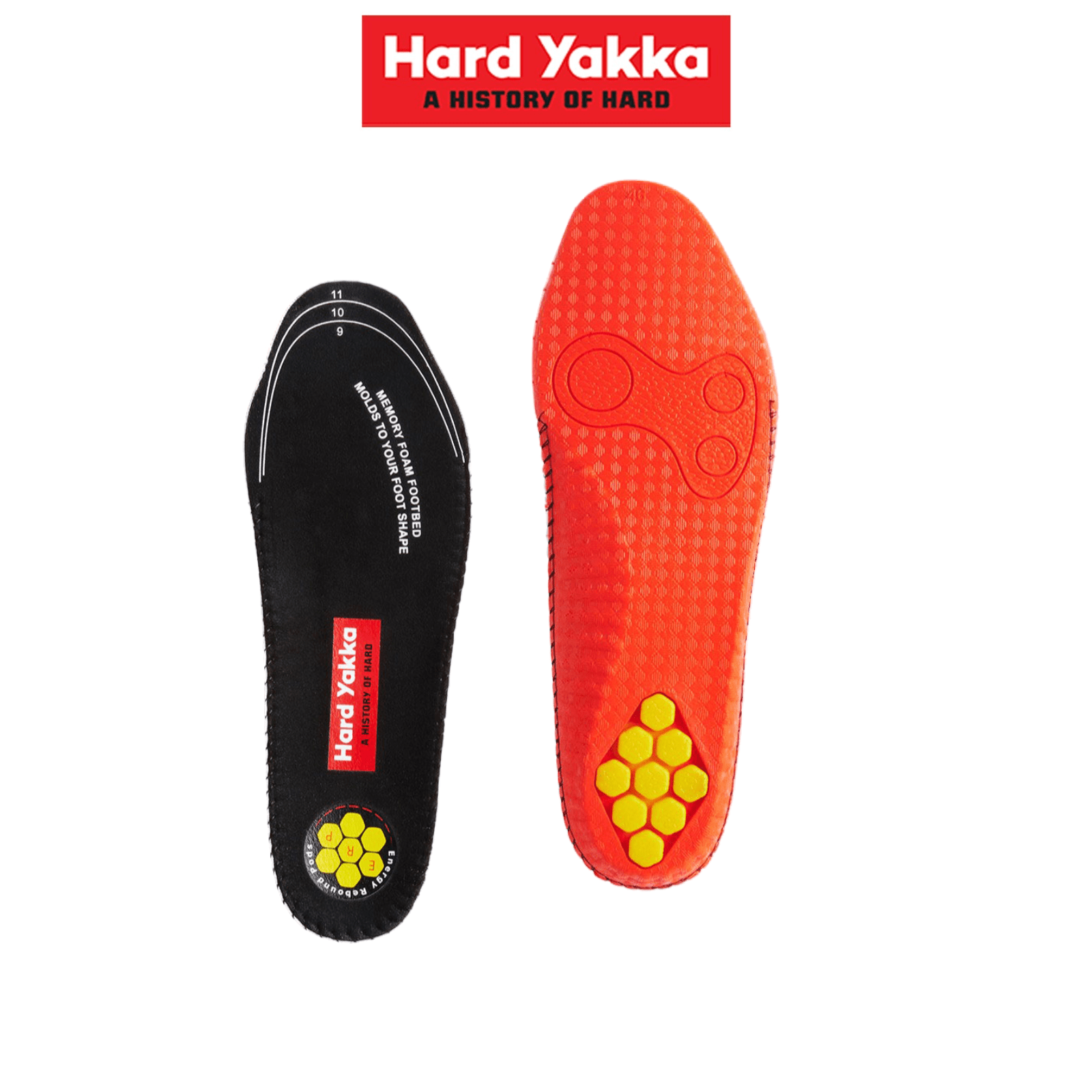 Hard Yakka Energy Rebound Pods Shoes Boots Footbed Memory Foam Safety Y60178 - Land to Coast