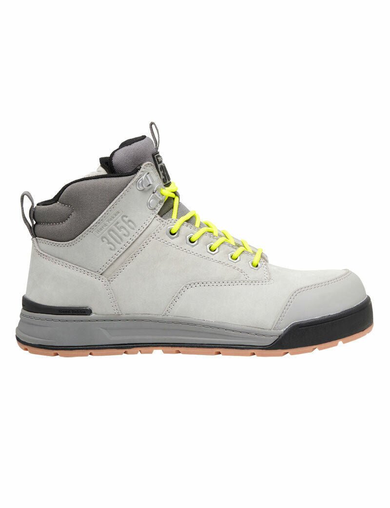 Hard Yakka Mens 3056 Lace Zip Boots Leather Memory Foam Work Safety Y60202 - Land to Coast