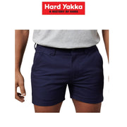 Hard Yakka Mens 3056 Slim Fit Canvas Stretch Comfy Cargo Workwear Shorts Y05190 - Land to Coast