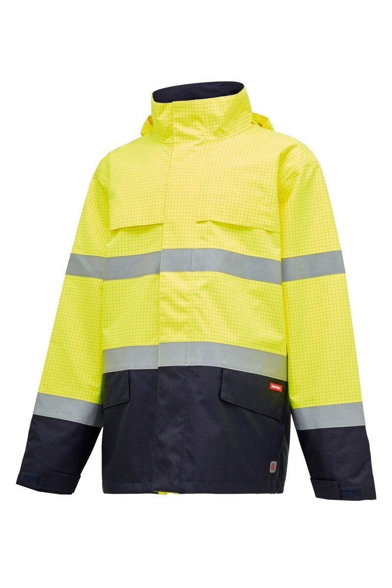 Hard Yakka Mens Antistatic Water Resistant Jacket Thermal Work Safety Y06730 - Land to Coast