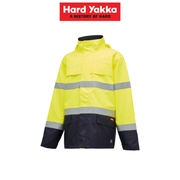 Hard Yakka Mens Antistatic Water Resistant Jacket Thermal Work Safety Y06730 - Land to Coast