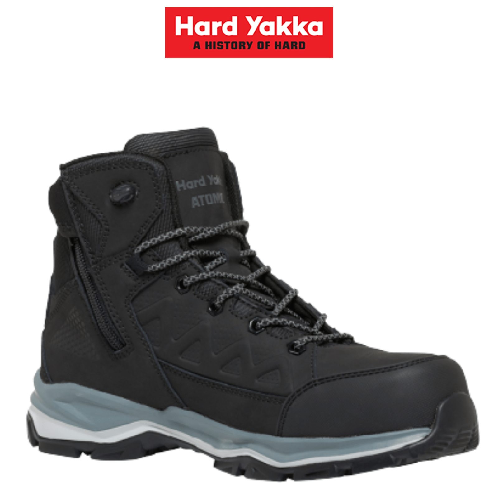 Hard Yakka Mens Atomic Work Hybrid Safety Boots Nano Gravity Carbon Fiber Y60285 - Land to Coast