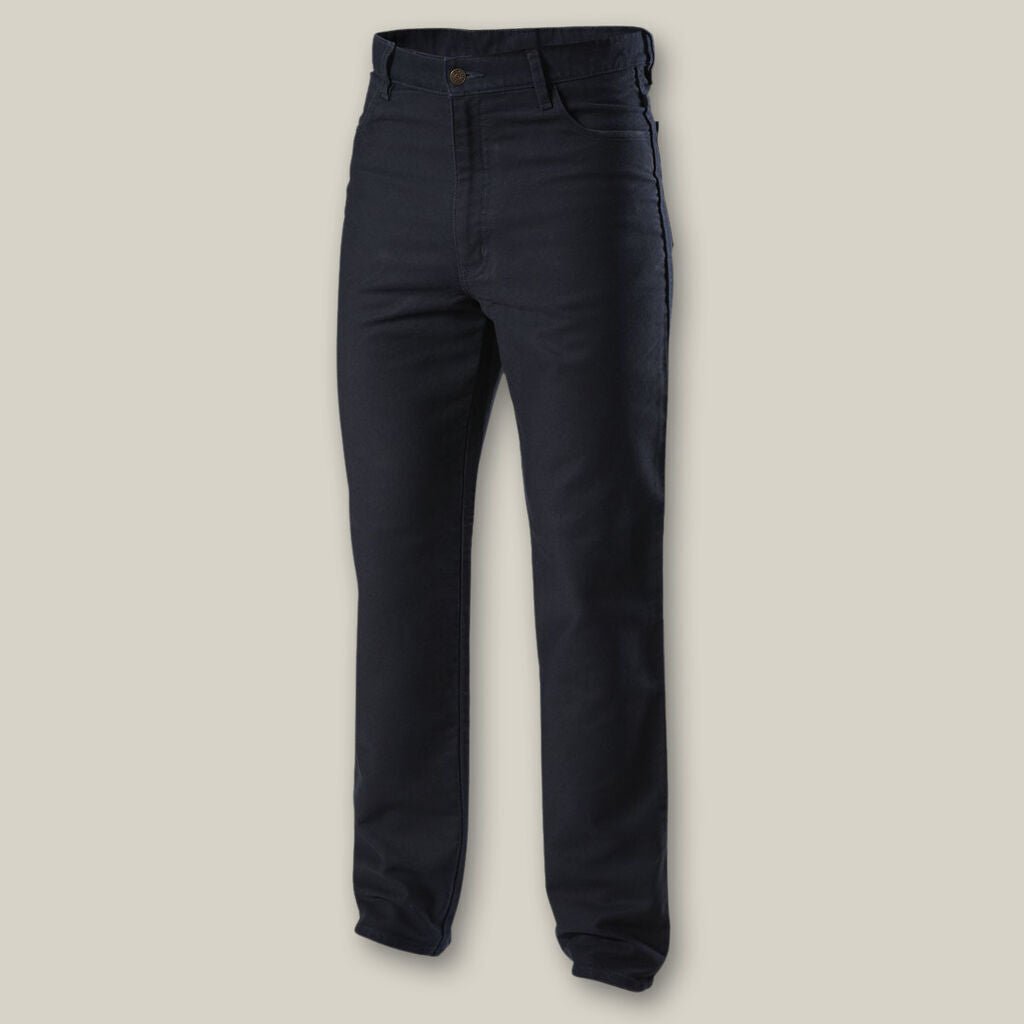 Hard Yakka Mens Core Moleskin 5 Pocket Zip Fly Heavy Duty Work Jeans Y03875 - Land to Coast