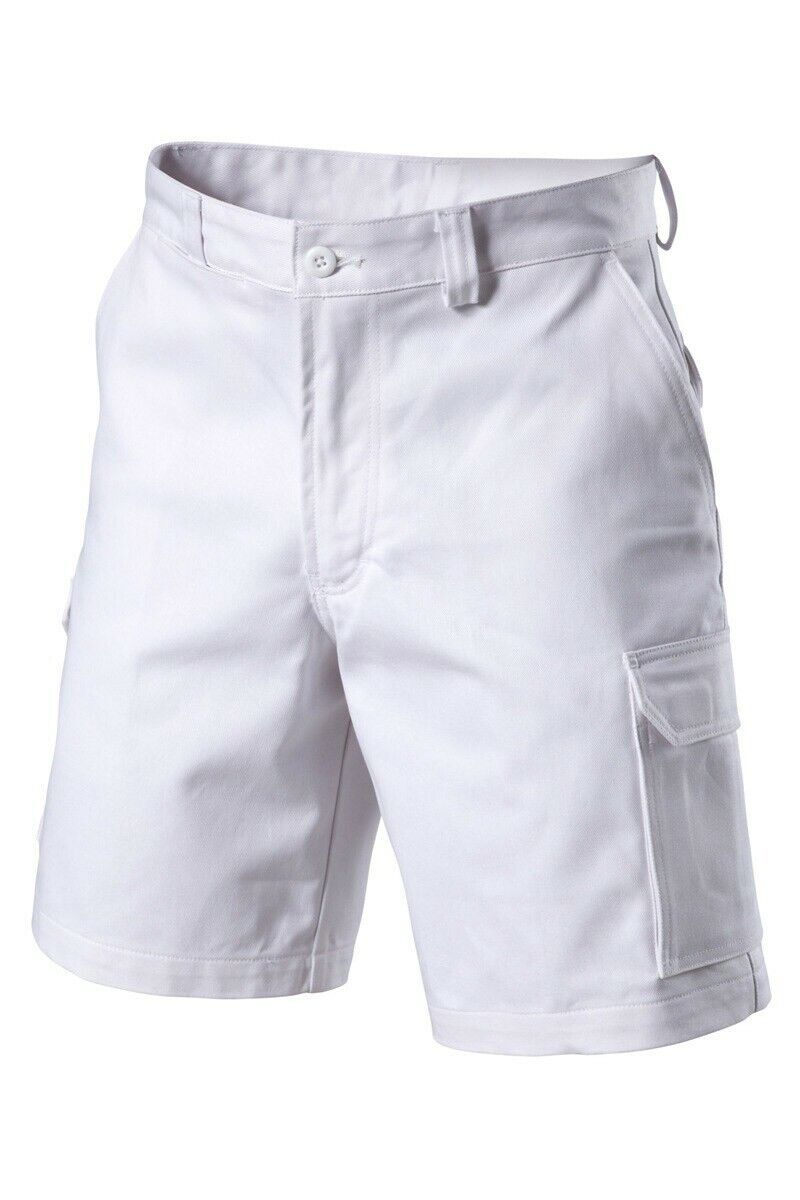 Hard Yakka Mens Generation Gen Y Cotton Cargo Drill Shorts Work Tough Y05500 - Land to Coast