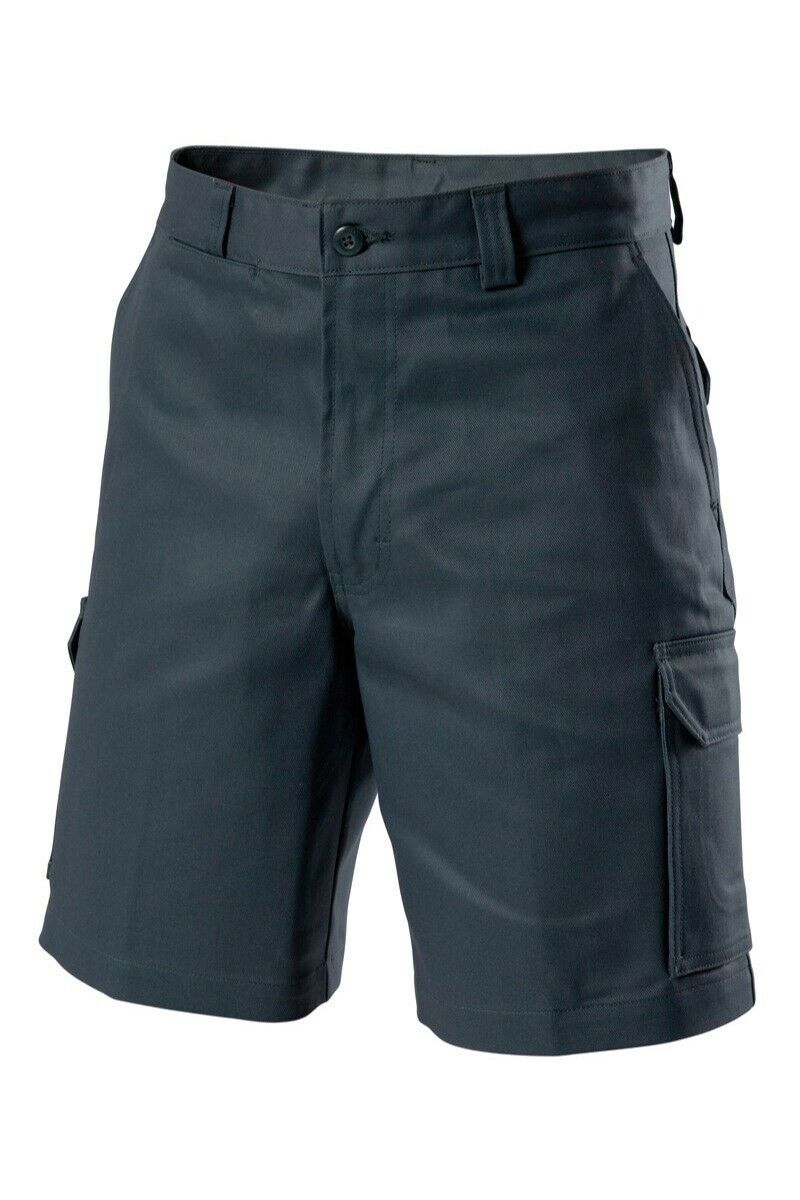 Hard Yakka Mens Generation Gen Y Cotton Cargo Drill Shorts Work Tough Y05500 - Land to Coast