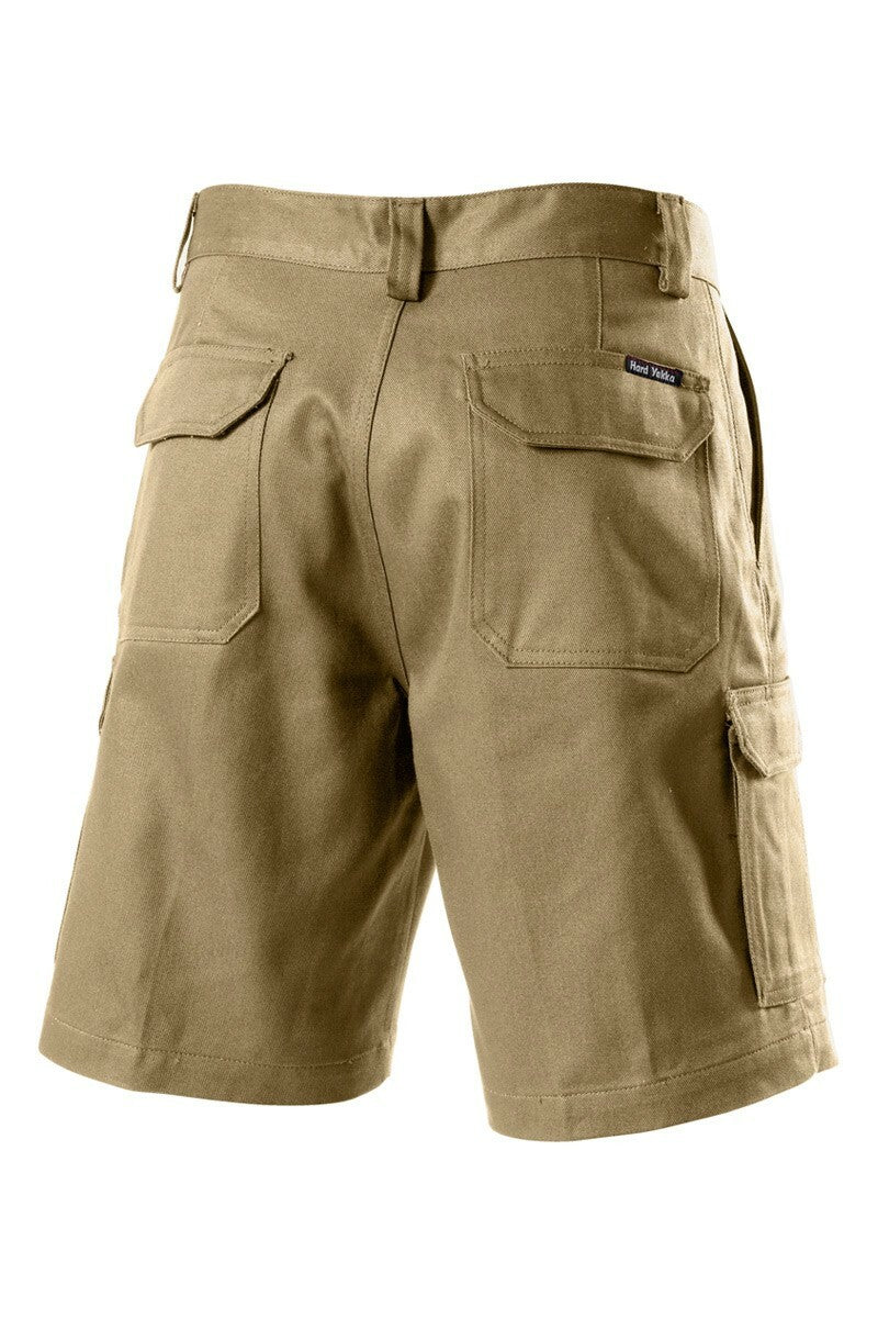 Hard Yakka Mens Generation Gen Y Cotton Cargo Drill Shorts Work Tough Y05500 - Land to Coast