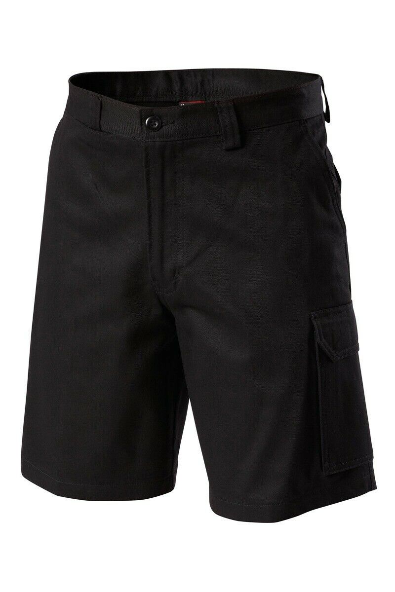 Hard Yakka Mens Generation Gen Y Cotton Cargo Drill Shorts Work Tough Y05500 - Land to Coast