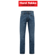 Hard Yakka Mens Heritage Slim Jeans Tough Ultimate Comfort Stretch Denim Y03105 - Land to Coast