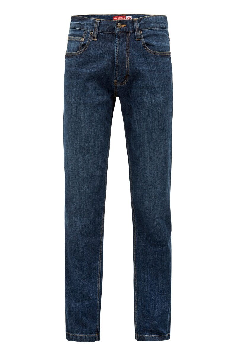 Hard Yakka Mens Heritage Slim Jeans Tough Ultimate Comfort Stretch Denim Y03105 - Land to Coast