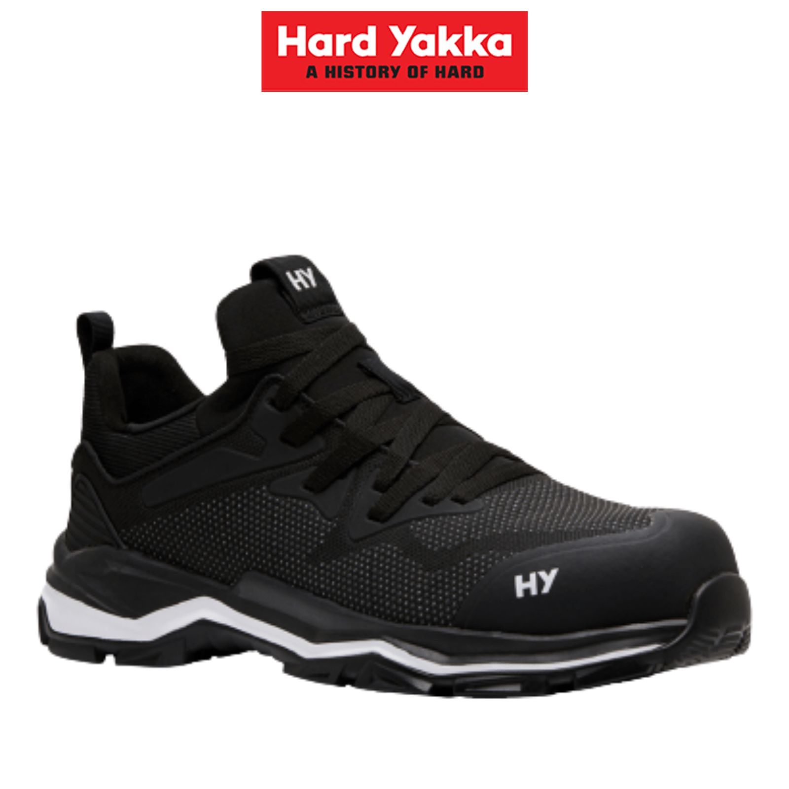 Hard Yakka Mens Icon Safety Toe Shoe Mesh Reflective Light Weight Comfort Y60190 - Land to Coast