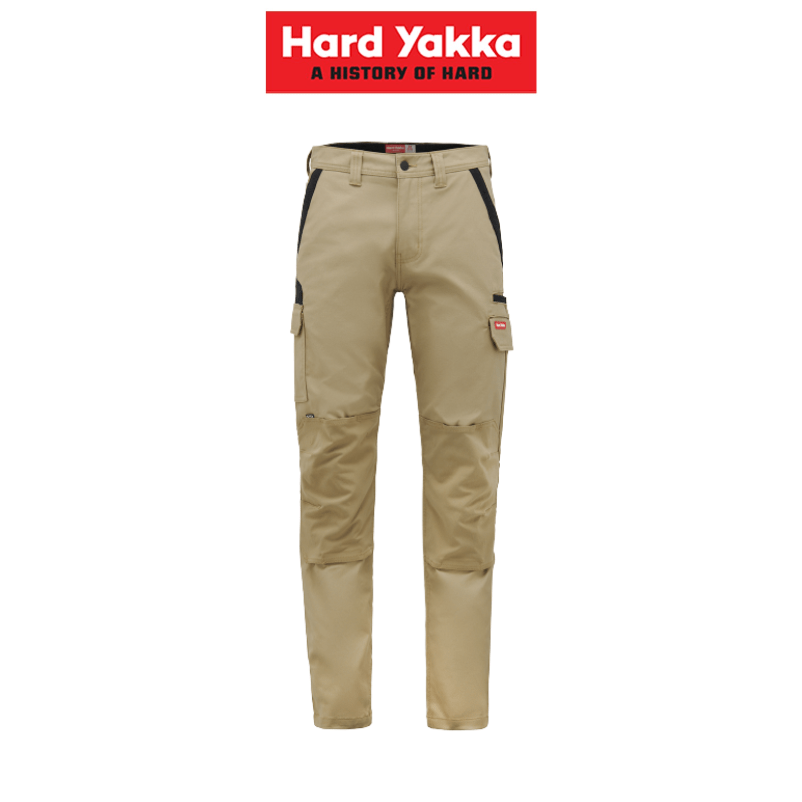 Hard Yakka Mens Legends Stretch Slim Pants Tough Reinforced Work Tradie Y02740 - Land to Coast