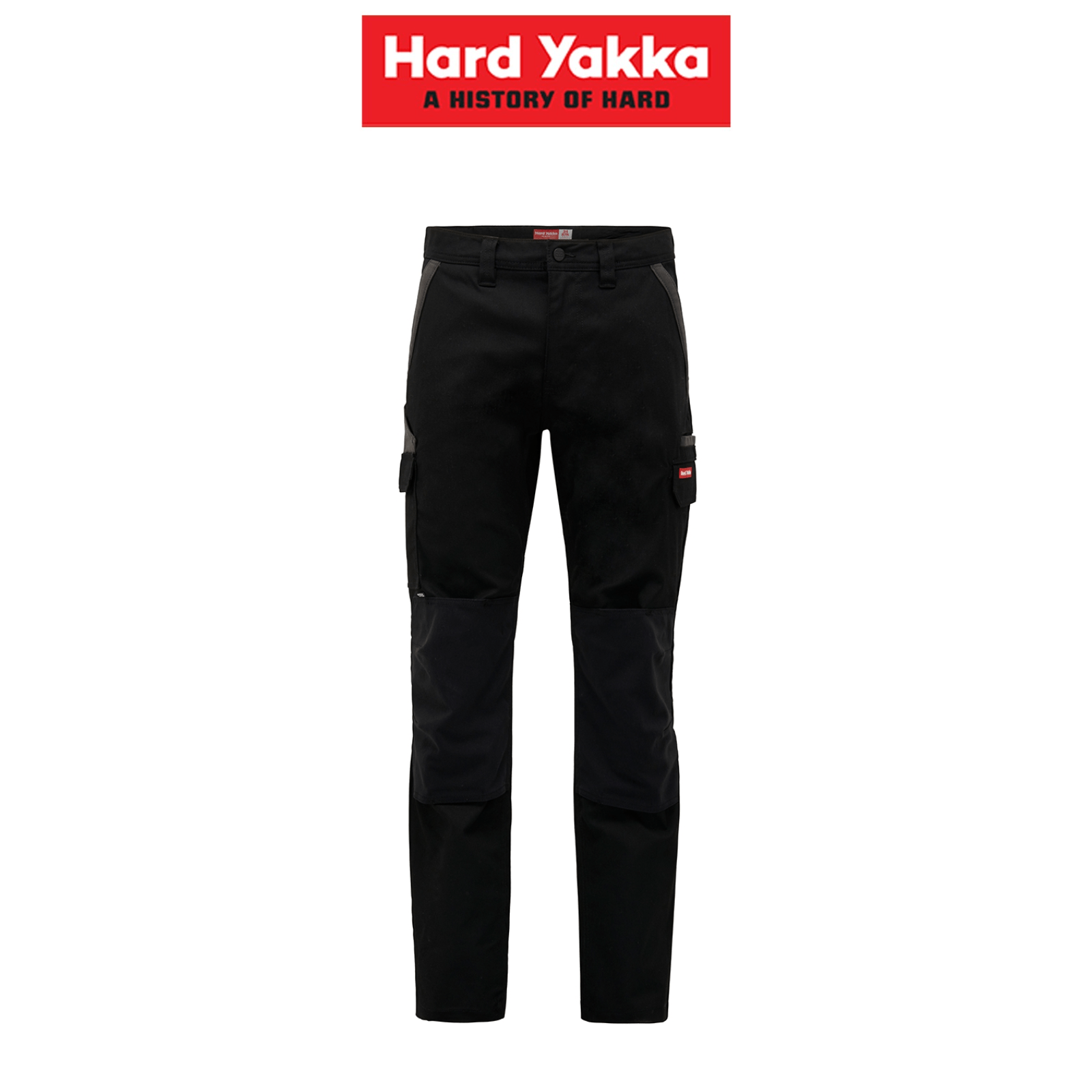 Hard Yakka Mens Legends Stretch Slim Pants Tough Reinforced Work Tradie Y02740 - Land to Coast