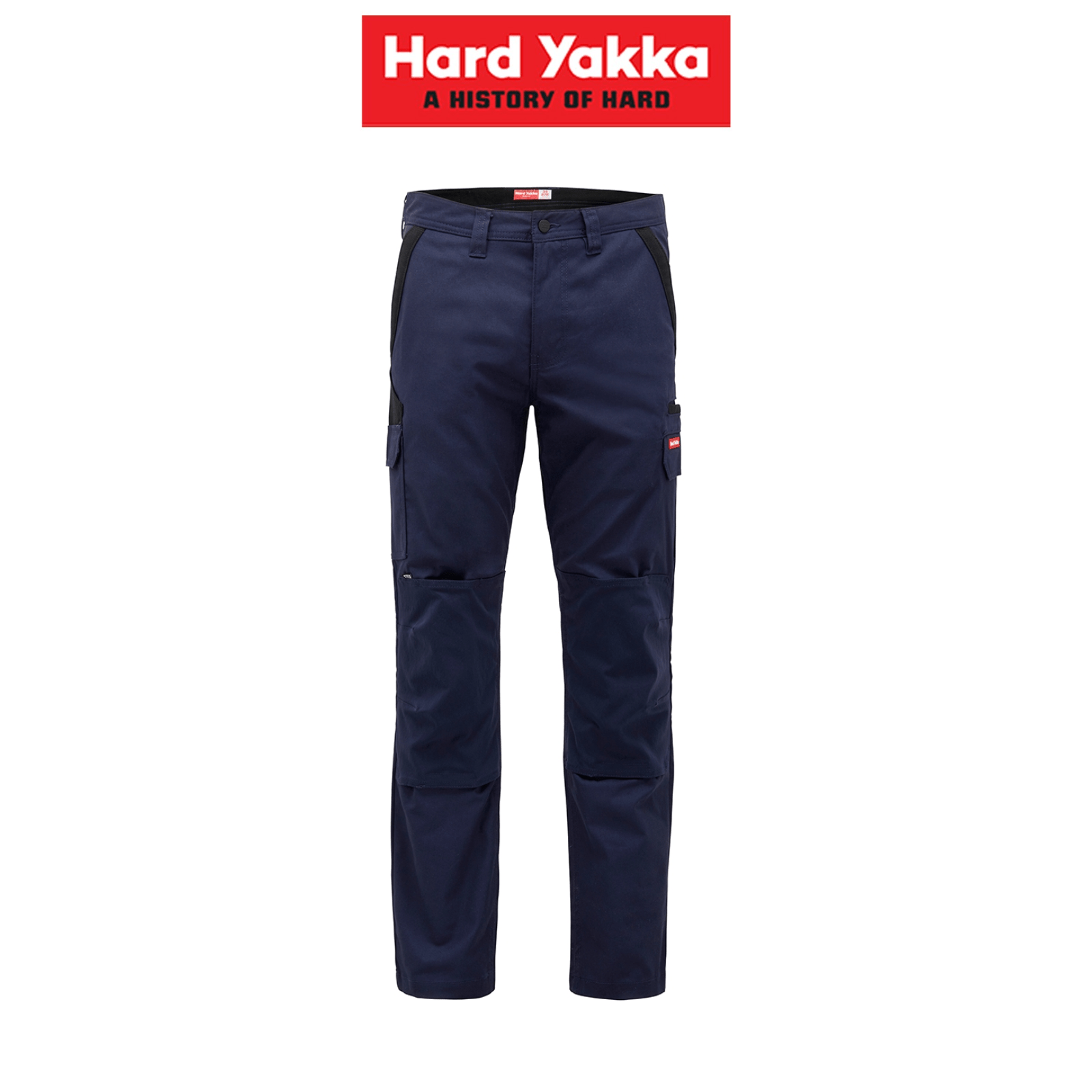Hard Yakka Mens Legends Stretch Slim Pants Tough Reinforced Work Tradie Y02740 - Land to Coast