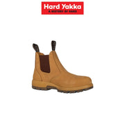 Hard Yakka Mens Outback Leather Pull on Steel Toe PR Safety Boot Y60174 - Land to Coast