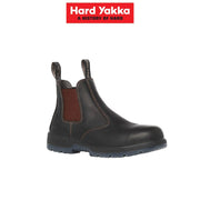 Hard Yakka Mens Outback Pull on Steel Toe PR Durable Safety Boot Y60177 - Land to Coast