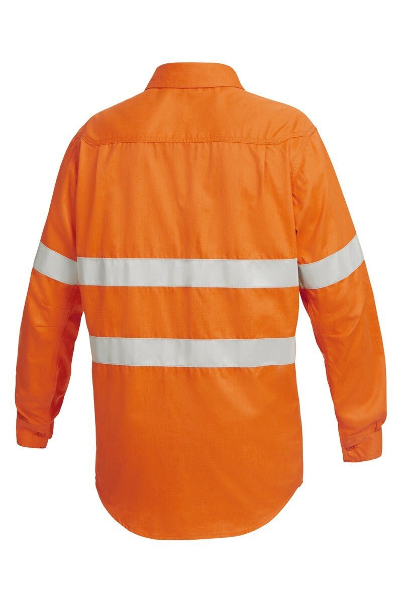 Hard Yakka Mens Protect Shieldtec Fire Resistant Hi - Vis Work Shirt Safety Y04150 - Land to Coast