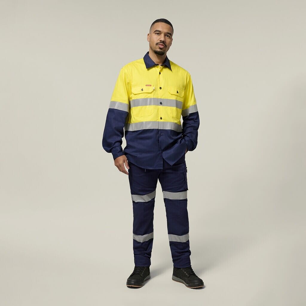 Hard Yakka Mens ToughMaxx Taped Regular Fit Comfortable Work Pants Y02003 - Land to Coast