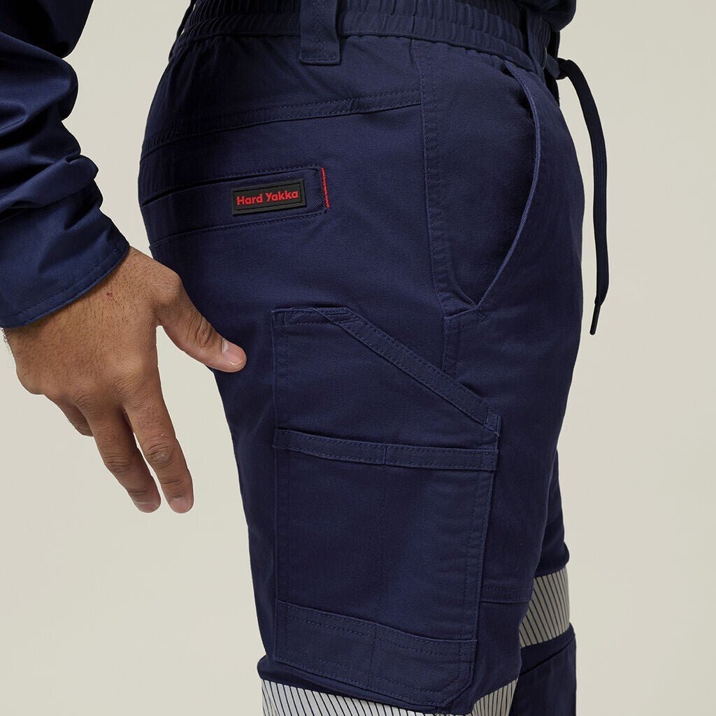 Hard Yakka Mens ToughMaxx Taped Regular Fit Comfortable Work Pants Y02003 - Land to Coast