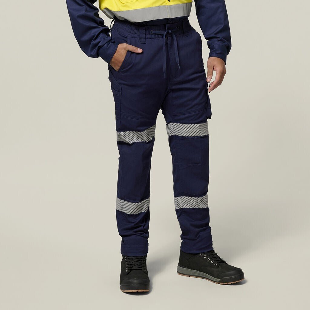 Hard Yakka Mens ToughMaxx Taped Regular Fit Comfortable Work Pants Y02003 - Land to Coast