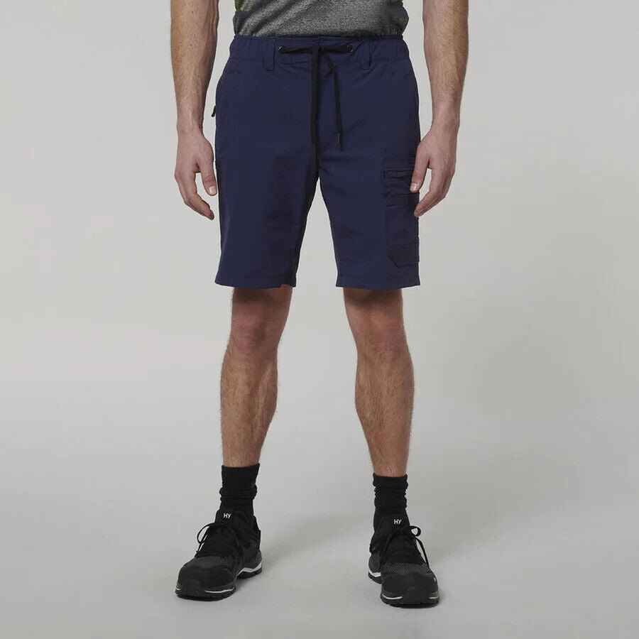 Hard Yakka Mens X Stretch Durable Workwear Lightweight Pockets Mid Short Y05167 - Land to Coast