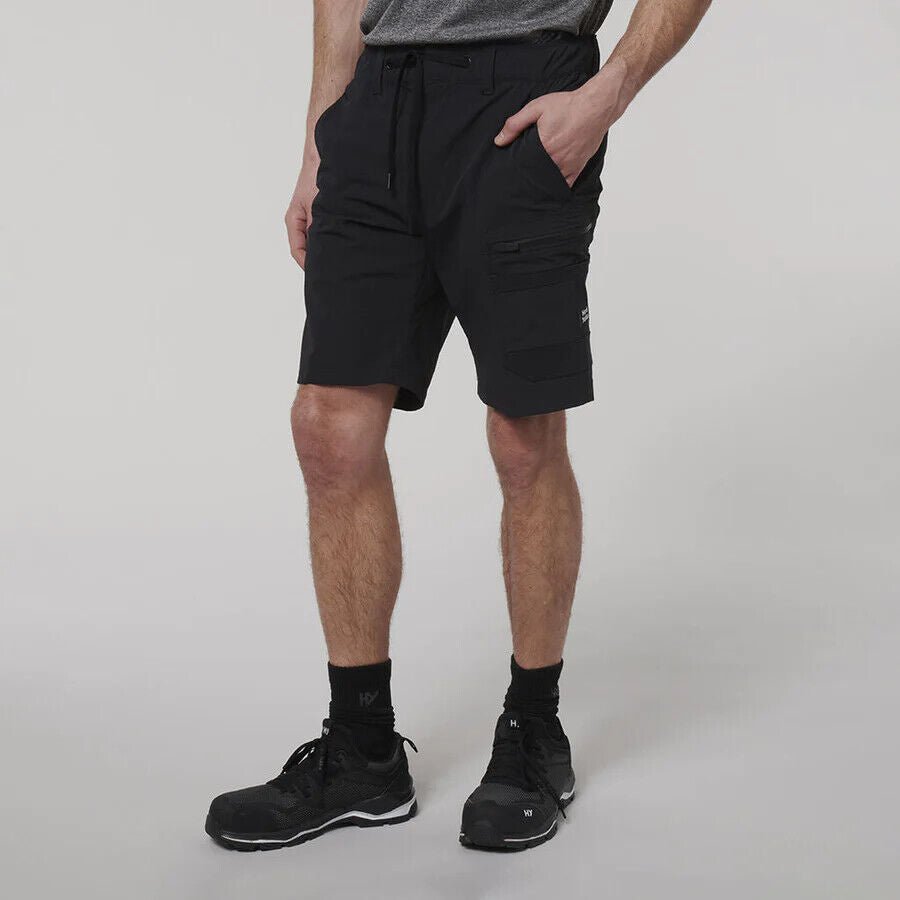 Hard Yakka Mens X Stretch Durable Workwear Lightweight Pockets Mid Short Y05167 - Land to Coast