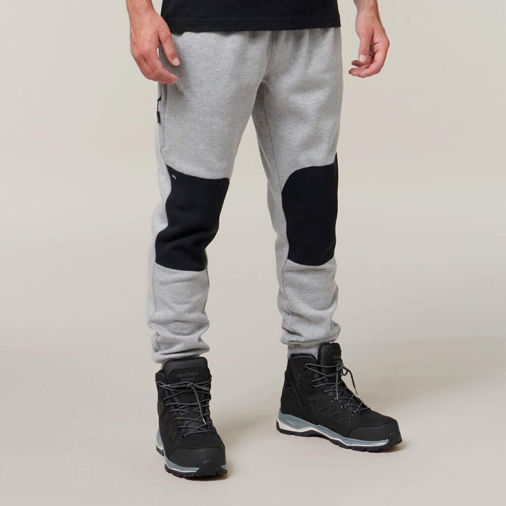 Hard Yakka Mens Xtreme Jogger Pants Brushed Fleece Comfy Work Winter Warm Y02552 - Land to Coast