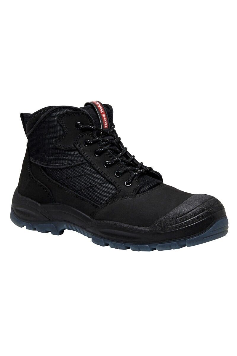Hard Yakka Nite Vision Work Boots Comfy Leather Workwear Water Resistant Y60235 - Land to Coast