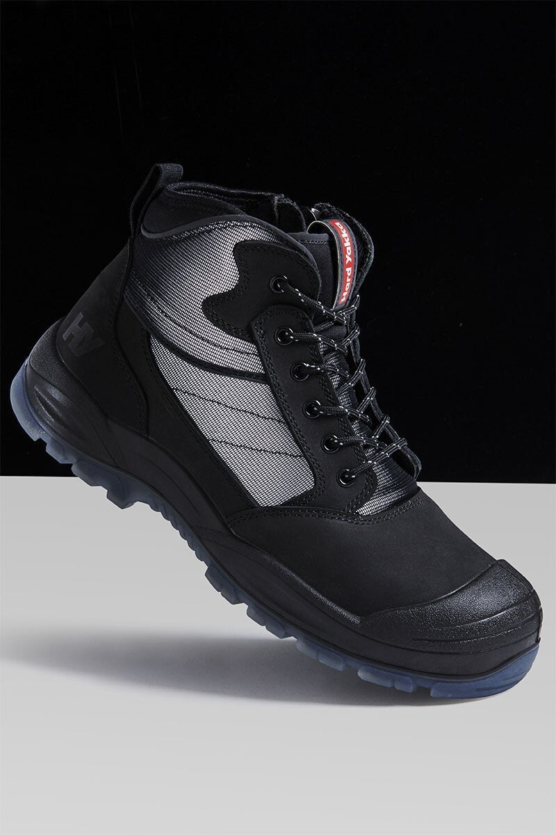 Hard Yakka Nite Vision Work Boots Comfy Leather Workwear Water Resistant Y60235 - Land to Coast