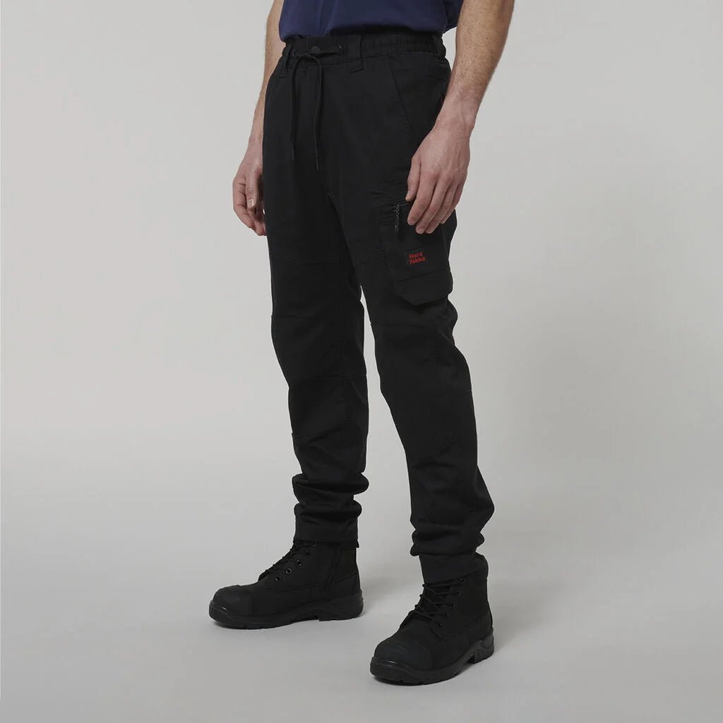 Hard Yakka ToughMaxx Work Pants Reinforced Heavy Duty Elastic Waist Black Y02204 - Land to Coast